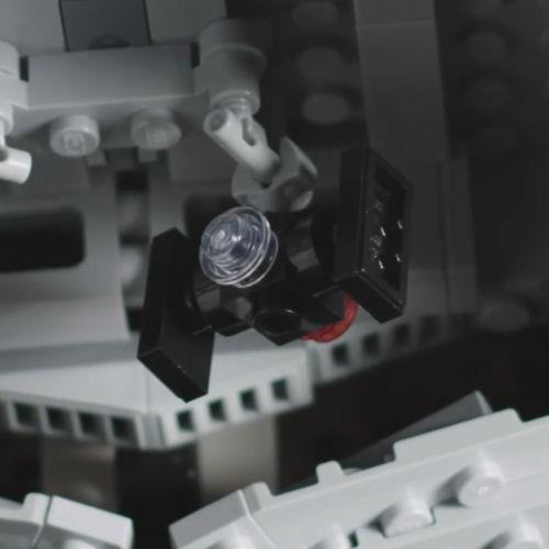 75252 UCS Imperial Star Destroyer - TIE Fighter closeup