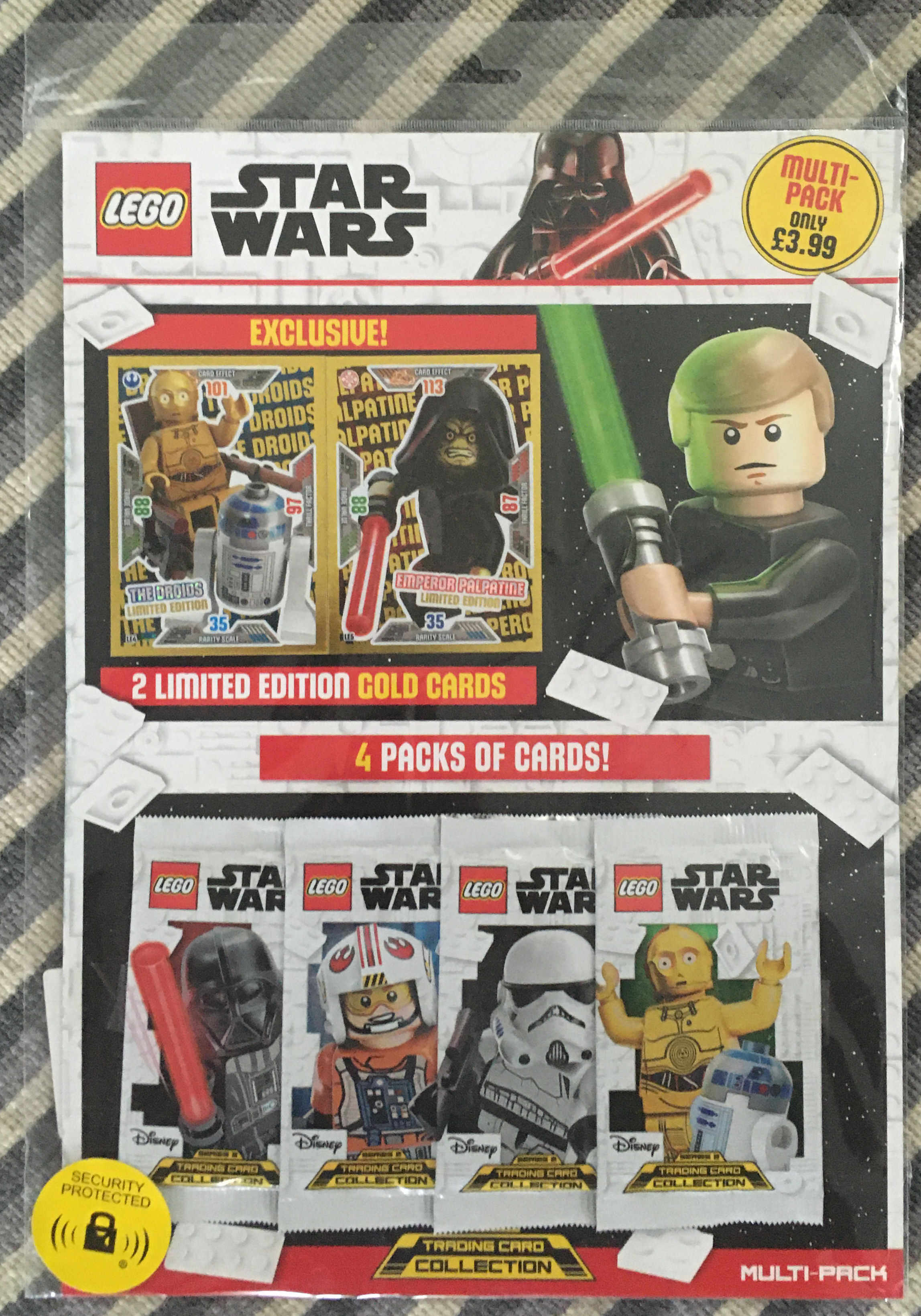 LEGO Star Wars Serie 2 Trading Card Game-tutti 4 BLISTER tutte 4 Multipack 