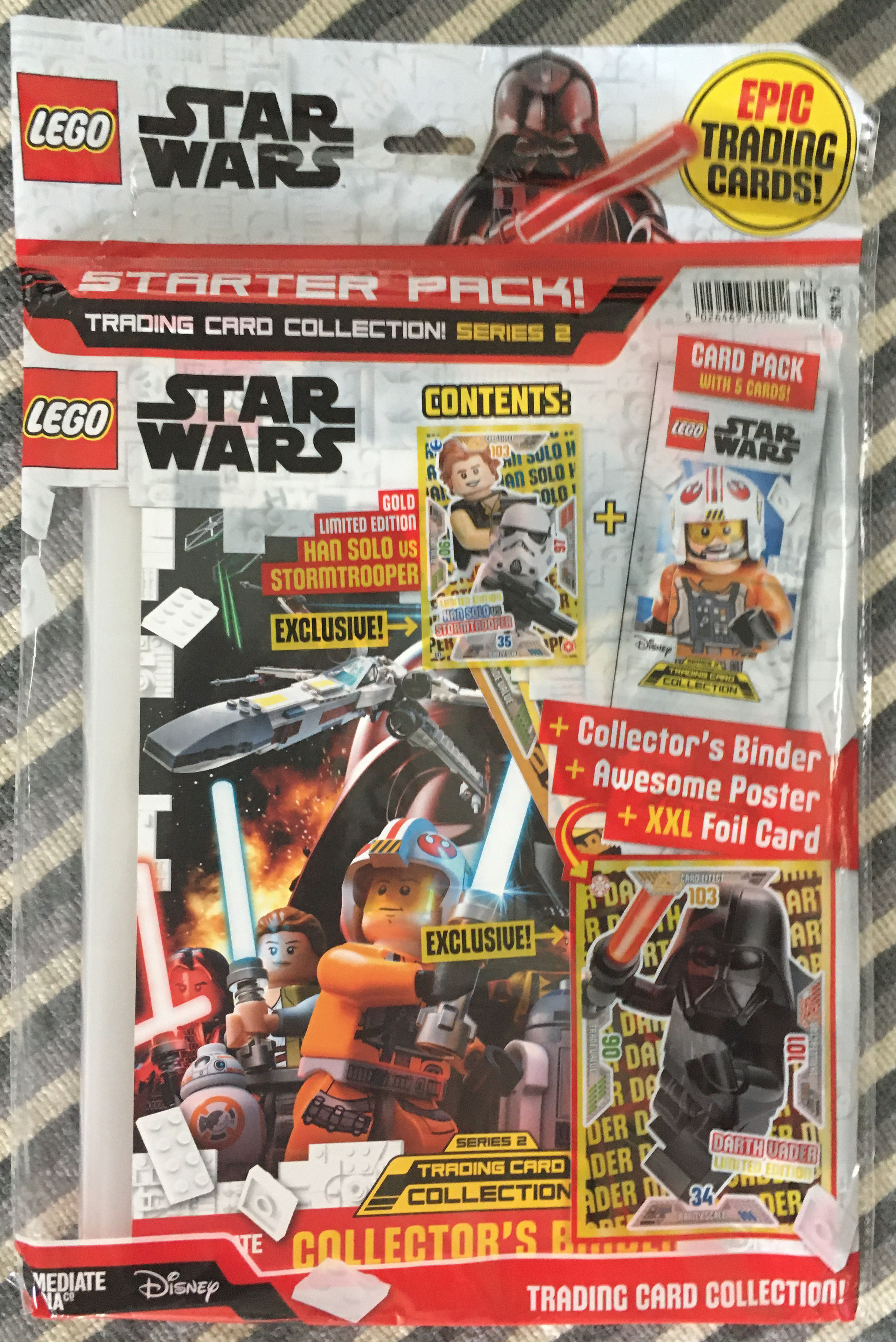 lego star wars trading card collection