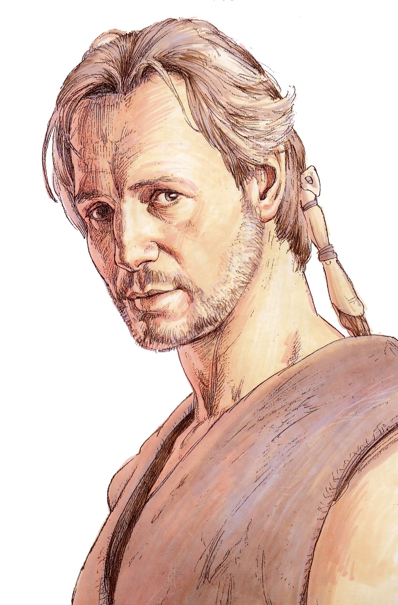 Qui-Gon Jinn Portrait on Behance