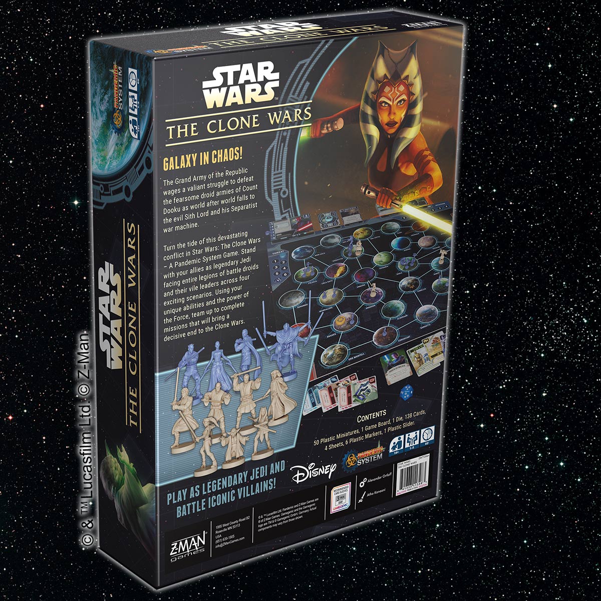 Asmodee and Z-Man Games Announce Launch of 'Star Wars: The Clone Wars - A  Pandemic System Board Game' - Star Wars News Net