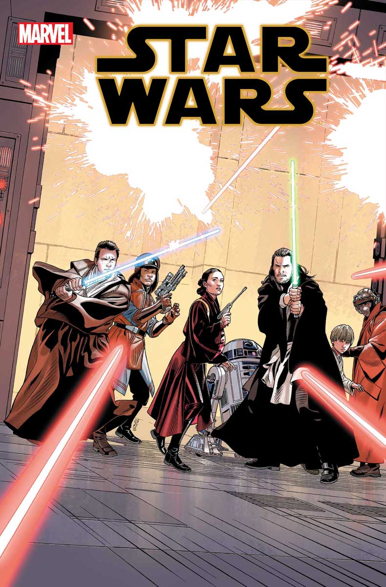 THE PHANTOM MENACE 25TH ANNIVERSARY VARIANT COVER BY CHRIS SPROUSE