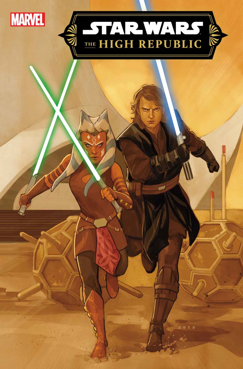 ANAKIN SKYWALKER AND AHSOKA TANO MASTER & APPRENTICE VARIANT COVER BY PHIL NOTO