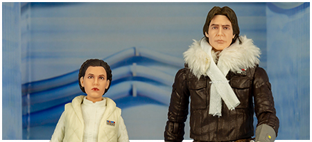 Han Solo and Princess Leia Organa (Hoth) - The Black Series 6-inch vehicle from Hasbro