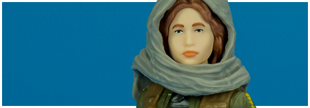 Star Wars Rogue One Action Figure Sergeant Jyn Erso (Jedha) 3.75" Con Blaster