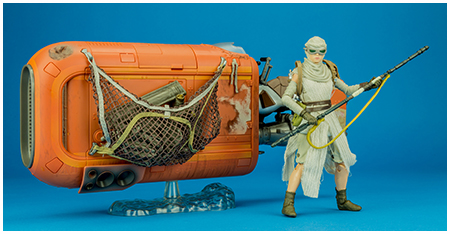 03 Rey's Speeder (Jakku) - The Black Series 6-inch action figure collection from Hasbro