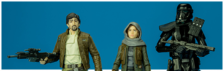 Imperial Death Trooper, Captain Cassian Andor  & Sergeant Jyn Erso (Jedha) The Black Series 6-Inch Hasbro Star Wars