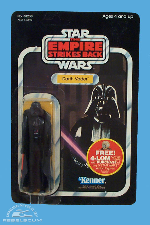 47 Back  The Empire Strikes Back 4-LOM Mail Away Offer Carded Figure