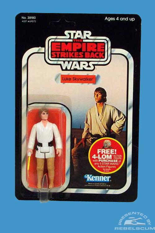 47 Back  The Empire Strikes Back 4-LOM Mail Away Offer Carded Figure 