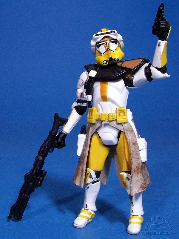 Commander Bly with brown stripes