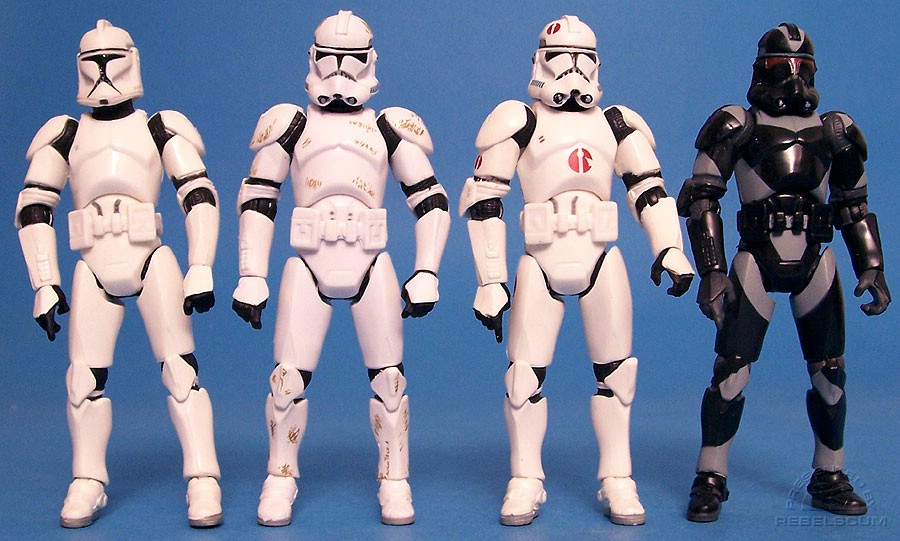 Clone Wars Clone Trooper | ROTS Clone Trooper III-41 | Neyo's Clone Trooper | Utapau Shadow Trooper
