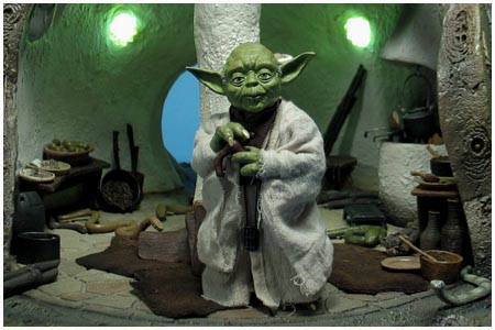 Yoda's Hut - Dagobah from Sideshow Collectibles