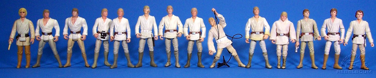 A NEW HOPE Luke Skywalkers<br>Vintage | POTF2 | Deluxe | Cinema | Blast Shield | Gunner | Flashback | Commtech | 25th | Landspeeder | VOTC | Early Bird | TSC | TAC