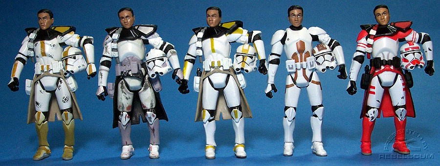 Star Corps Trooper | Coruscant Commander | Felucia Trooper | Clone Engineer | Commander Thire