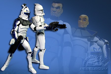 Captain Rex & Clone Trooper Fives
