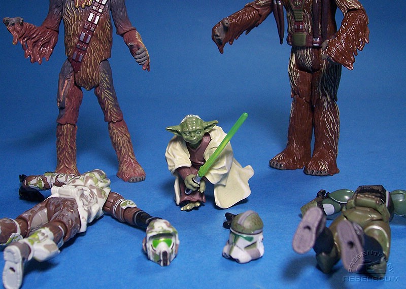 Gree and his trooper lose their heads
