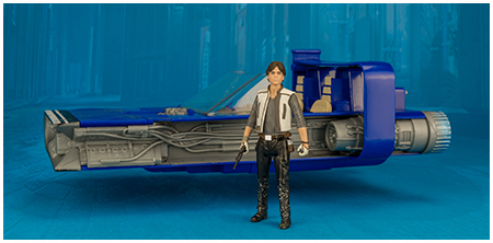 Han Solo's Landspeeder - Star Wars Universe 3.75-inch class B vehicle set from Hasbro