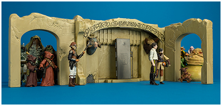 Hasbro Star Wars Return of the Jedi 3.75 in  Jabba's Palace Play Set for sale online 