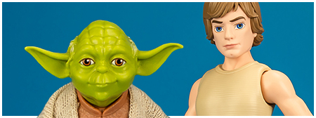 Luke Skywalker and Yoda - Forces Of Destiny adventure figure set from Hasbro