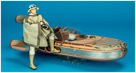 2017 San Diego Exclusive X-34 Landspeeder with Luke Skywalker - The Black Series 6-inch action figure collection from Hasbro