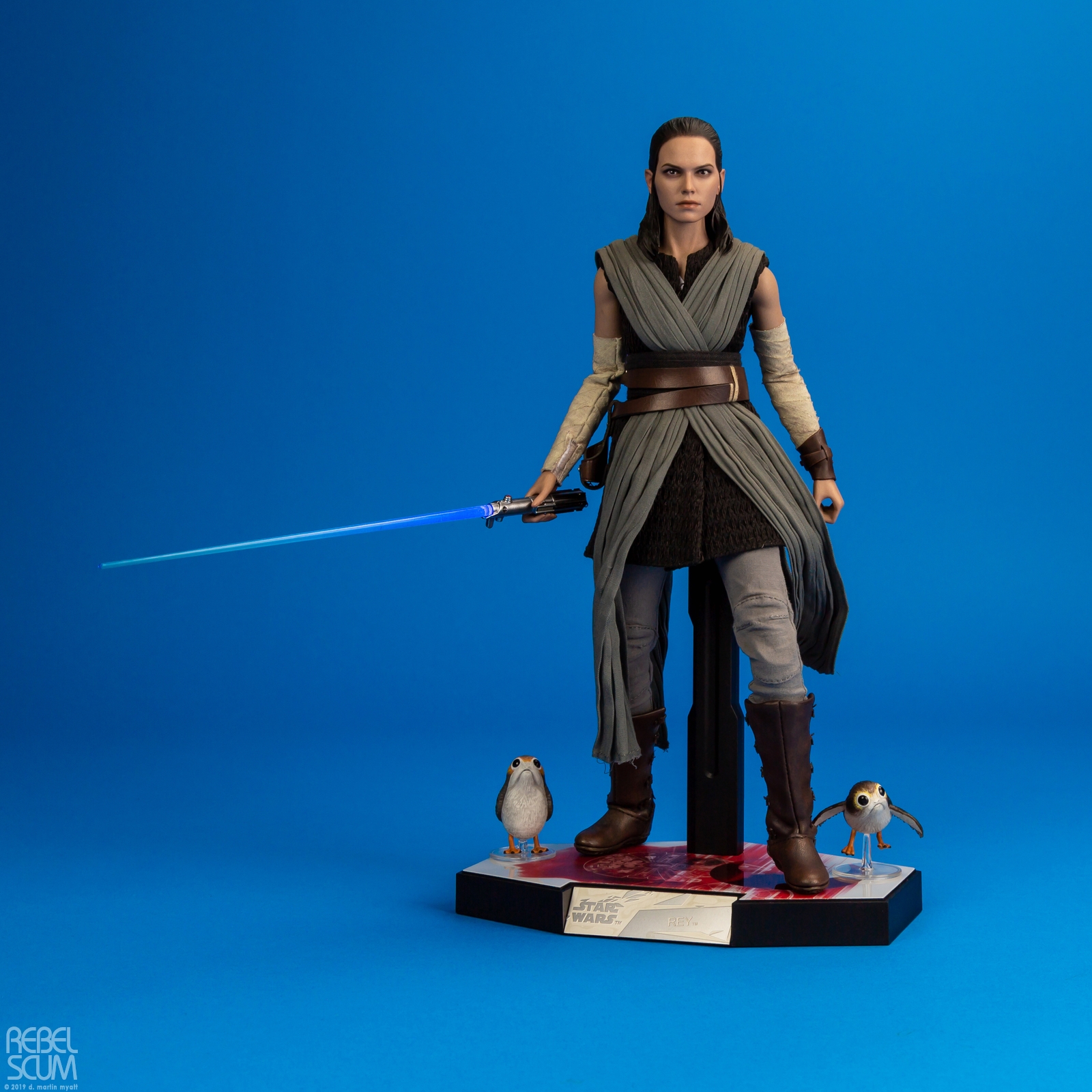 rey jedi training hot toys