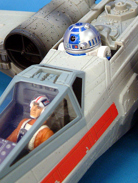 R2-D2 figure (not included) fits inside