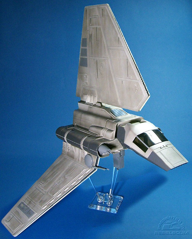 Imperial Shuttle on a 6'' FlexiDisplay stand